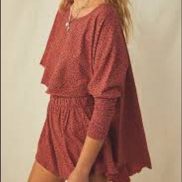 Free People Other - Intimately FP long sleeve top + short set - NWT Sm